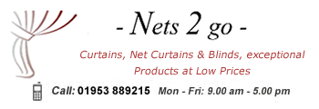 Blinds, Curtains, Voiles, Net Curtains, Wood Blinds & Venetian Blinds from Nets 2go